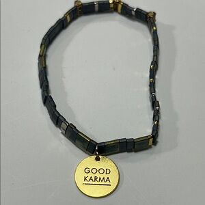 Scout Curated Wears - Good Karma Miyuki Bracelet - Gunmetal